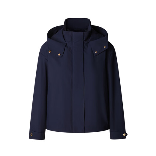 Navikel Italian dinghy women's short hooded windbreaker loose coat 2331504502 Blue L