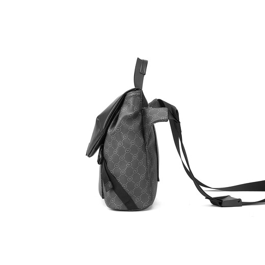 Mark Huafei men's crossbody bag shoulder bag 14-inch computer tablet bag simple messenger backpack large capacity commuter bag shoulder bag