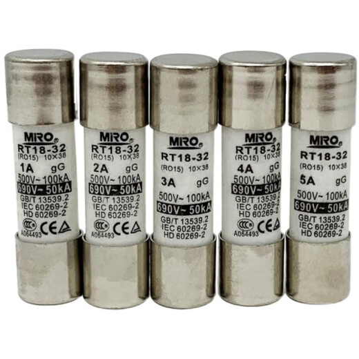 MRORT18-32 Sicherung 10*38 R015 0,5A-32A Keramik Sicherungsrohr 500V 690V 1A (10*38)