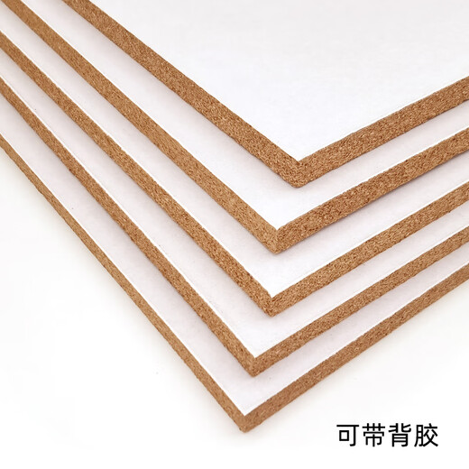 定制板片材背胶软木板照片墙背景板展示板软木墙板装饰留言板定制 片材8MM细颗粒无背胶6191M