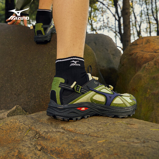 
Mizuno (MIZUNO) outdoor cross-country ridge shoes West Lake Running Mountain Race breathable sandals RACER TRAIL SE one-foot casual shoes 01/bee white/dark olive green/black 42 (270mm)