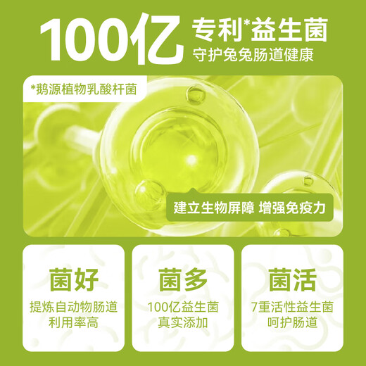 Bucstar full-price nutritional rabbit food, baby rabbit, adult rabbit, lop-eared rabbit, small pet staple food feed 2.5kg