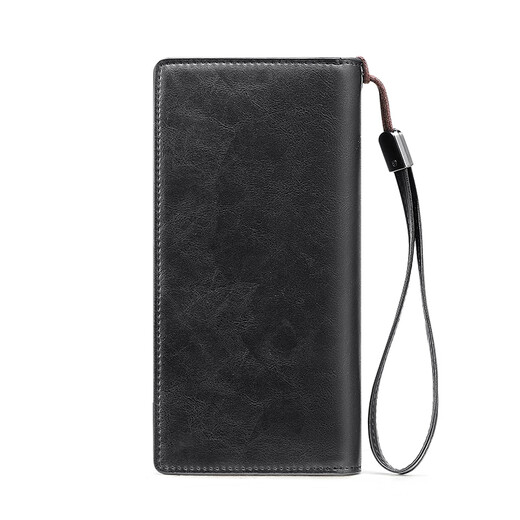 MashaLanti men's wallet long wallet large capacity bank card bag zipper hand coin wallet high-end birthday gift