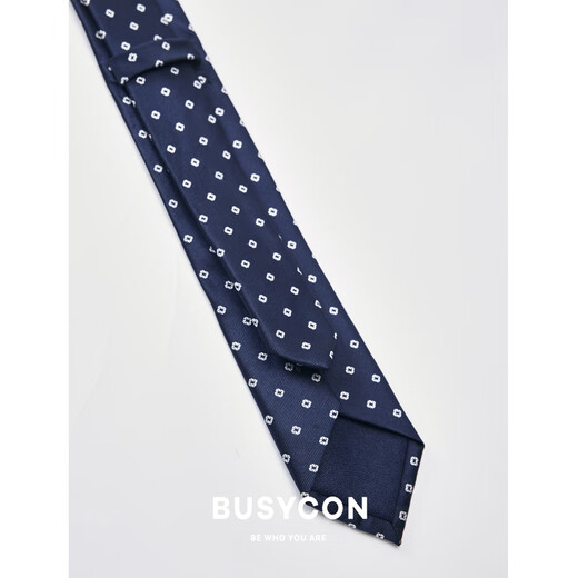 Beliebte Marine blau hochwertige leichte Luxus-Luxus-Männer handgesperrte Krawatte Männer High-End-Arbeitspendleranzug Business Geschenkbox Herrenzubehör Navy Blue gewöhnlich