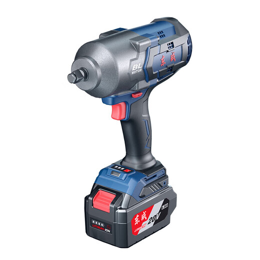 
Dongcheng brushless rechargeable impact air cannon with high torque DCPB998/698 auto repair tower infrastructure electric wrench [1288 auto repair special] double electric 4.0