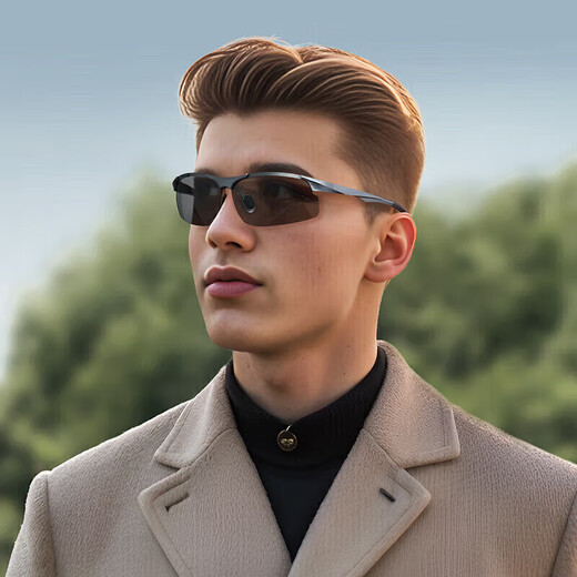 Pulais photochromic polarized sunglasses, sunglasses for men, special for riding, fishing and driving, 8003 photochromic mirrors