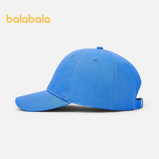 Balabala children's baseball cap boys and girls sun visor outdoor campus sports hat comfortable, fashionable and casual blue tone 00388 recommended head circumference 54-56cm, 7-10 years old