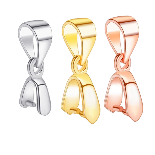 Yingtang new 18K gold pendant buckle rose gold platinum gold white gold buckle gold au750 jade clip buckle PT950 platinum pendant buckle extra large