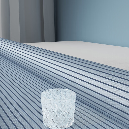 Yalu ice silk mat three-piece summer mat student dormitory single baby summer sheet soft mat washable and machine washable antibacterial ice mat-grey 90cm*190cm single mat