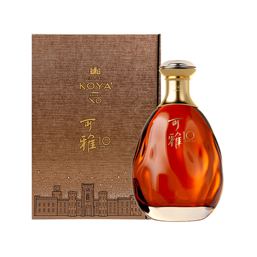 张裕可雅白兰地xo桶藏十年 700ml 单支礼盒装洋酒收藏酒可雅酒庄酒 700mL 1瓶