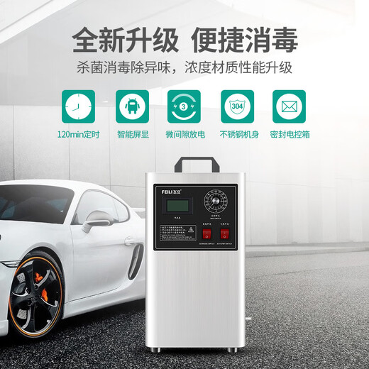 Feili (FEILI) car intelligent disinfection machine new car formaldehyde removal ozone sterilization and deodorization/smoke odor car negative ion air purifier FL-805AS (tube type disinfection)