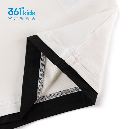 361 Mall same style children's clothing boys' long-sleeved sweater spring new style medium and large children's new style sweater Feather White 140 cm