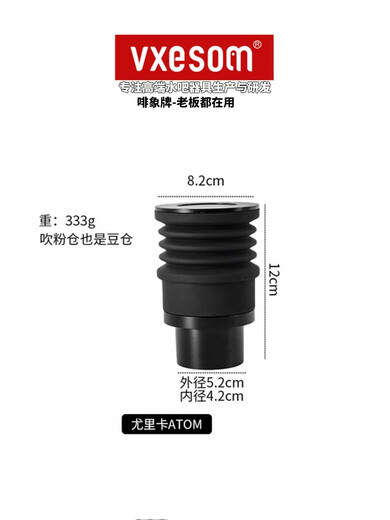 磨豆机吹粉仓吹气残粉豆仓小富士尤里卡惠家1/4吋套筒扳手鹰磨豆机气吹工具 柏翠3899/伦敦雾