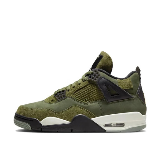 Nike Air Jordan 4 'Olive'AJ4 Military Green Retro Basketball Shoes FB9927-200 FB9928-200 GS 41