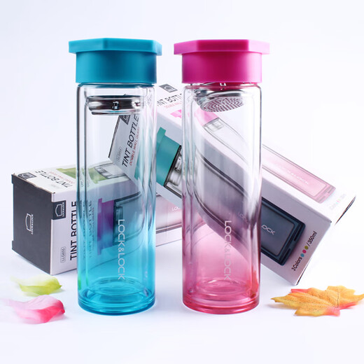 Замок Звезда Стар Diamond Double Glass Water Cup Устойчивая и антикальдирующая летняя цветов