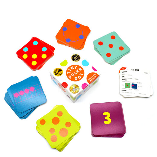 Math For Love American Mathematical Thinking Game Box Children's Educational Toys Math Enlightenment Board Games Math Learning Dot Cards MathForLove Dot Cards