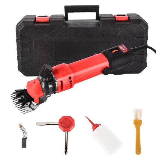 Yangwang Electric Wool Shearing Fader Machine de corte de lana eléctrica La alta potencia no duele la oveja de oveja cabra fader electricidad negra [690W] 13 dientes espolones 6 ajustes de velocidad 3 metros línea