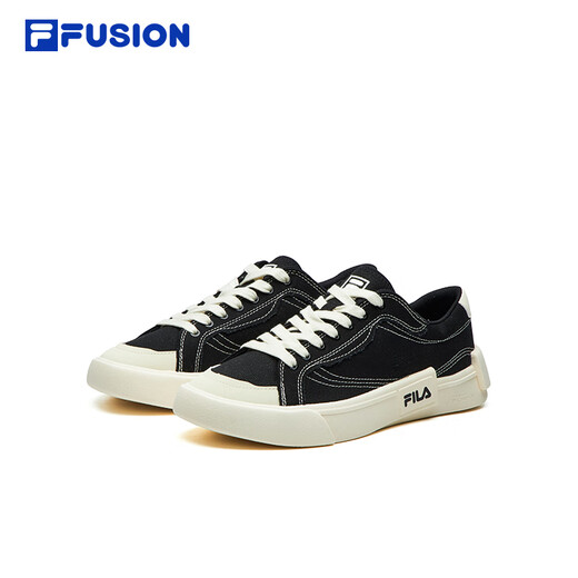 Fila Fusion Herrenschuhe Pop Canvas Schuhe Trendy Marken Herren trendy Board Schuhe Street Fotografie Sport Casual Schuhe Männer Black-Bk 40