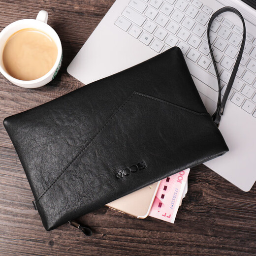 Kuh Herrenhandtasche Herren große Kapazität Kupplungsumschlagbeutel Business Casual Handtasche C-8610 großgröße