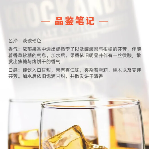 KNOCKANDO 18 years Scottish single malt whiskey 700ml 43 degrees Gift box Imported wine
