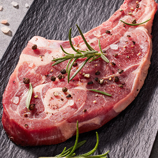 Member Store No. 1 Australian raw cut lamb shoulder steak, net weight 2Jin Jin is equal to 0.5kg, fresh lamb chops, Western barbecue barbecue ingredients