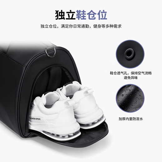 POLO手提旅行包大容量轻便行李袋男士运动健身包短途商务出差行李包