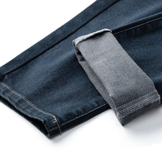 Baleno jeans women's solid color slim fit jeans 01D gray blue denim L