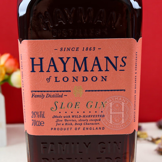 海曼（Hayman's）【原瓶进口】英国海曼金酒杜松子酒 海曼黑莓金酒 700mL 1瓶