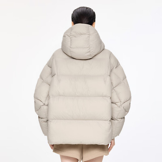 JNBY/江南布衣秋冬羽绒服女立体设计宽松立领长袖5O0C13660 285/米卡其 L