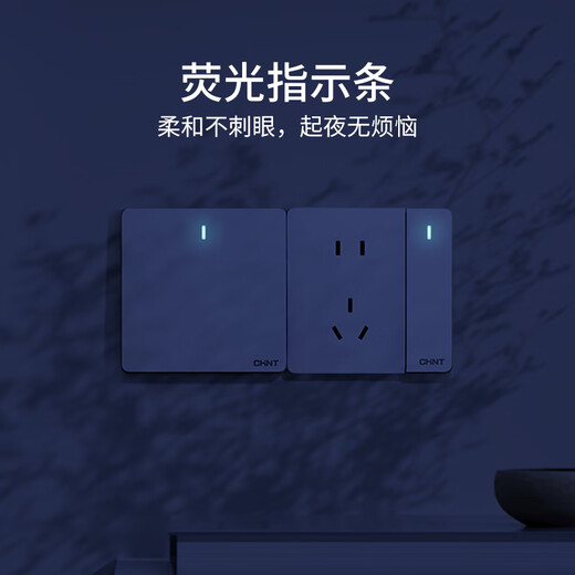 正泰（CHNT）开关插座6CE哑光磨砂大板奶油风家用86型墙壁电源插座面板 菱花白 斜五孔10A