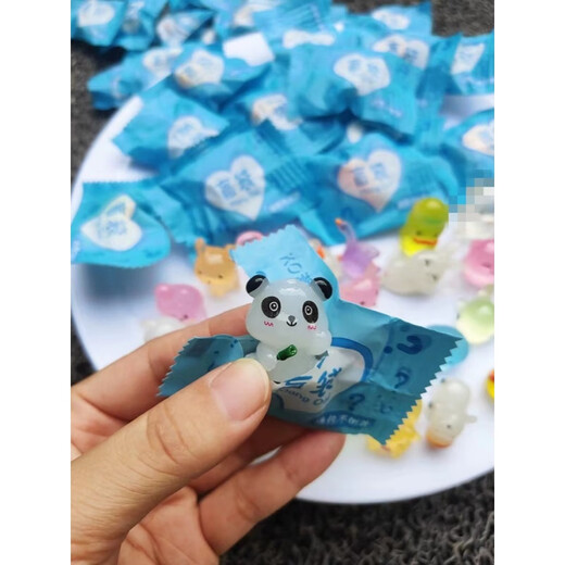 夜光立体卡通盲袋微缩小动物模型夜间发亮儿童玩具摆件暑假小礼物 100个【独立盲袋】夜光款不重复