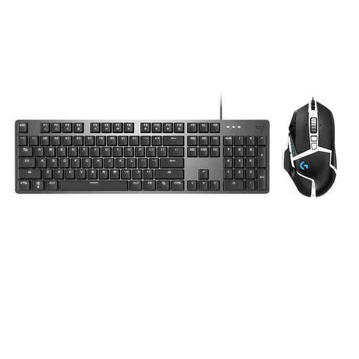 罗技（Logitech）K845机械键盘 G502 SE HERO熊猫版游戏鼠标 有线鼠标 键鼠套装 K845红轴+G502SE