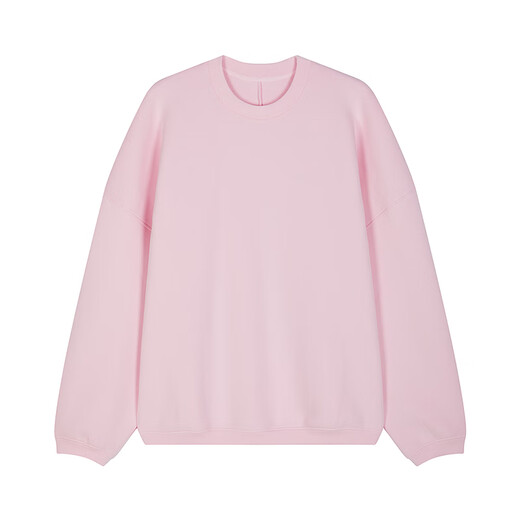 Sketch Vêtements pour hommes 2025 Printemps et d'été Nouveau cou rond Couleur de couleur solide Pullage à manches longues Silhouette lâche 9p1414970 687 Rose clair M M