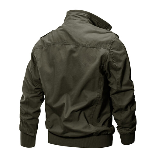 
Military fan supplies outdoor jacket men's autumn and winter pure cotton washing stand collar pilot cotton coat jacket large size plus velvet thickened middle-aged and young special forces tactical clothing 9903 camouflage color (thin style) 150-165Jin [Jin equals 0.5 kg] Suggestion 2XL