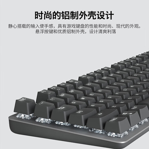 罗技（Logitech） K845游戏机械键盘 电竞键鼠套装 G502 HERO有线键鼠 游戏鼠标G402DJ11圣诞礼物 K845龙华轴-红轴