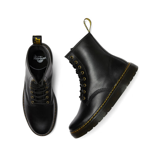 Martin Zavala Western Stiefel Männer und Frauen frühherbst komfortable leichte schwarze Arbeitskleidung Stil Martin Boots Black 36