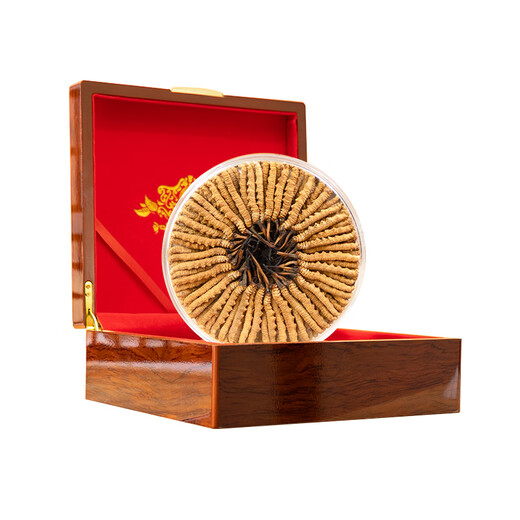 藏清源冬虫夏草西藏那曲虫草礼盒装头期干货冬虫草 4根/克200根 共50克
