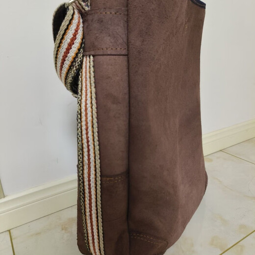 Xuan Ka Shi imitation cowhide tool bag large capacity cowhide straight multifunctional bag large canvas plumber repair waist pliers bag large capacity straight 42*17*52 (new style 1 pack