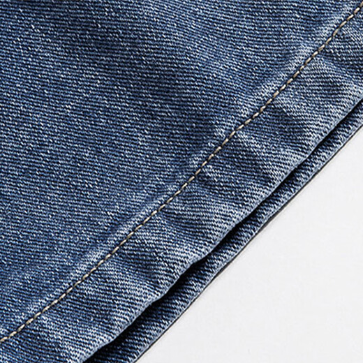 GLM jeans men's autumn and winter loose straight pants men's trendy and versatile American casual wide-leg trousers light blue XL