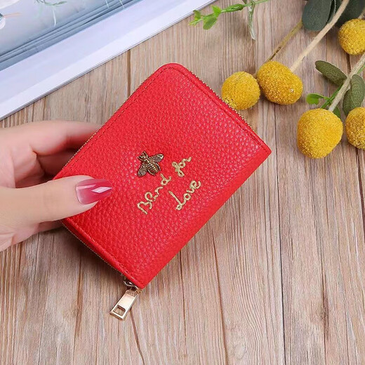 Shantou Lincun's new multi-card slot small wallet, men's card holder, women's cute coin purse, multi-function organ card holder, driver's license, driver's license all in one, green