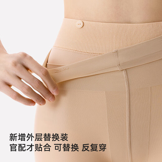 Urban Beauty 200g bare leg artifact leggings for women in autumn and winter plus velvet, thickened, warm and naked feeling, removable beautiful legs, double layer stockings