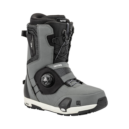 Nitronitro Ski Shoes Paso en el tablero de desgaste rápido Park All-Around Park Boots Boots de esquí de parque 2425 23/24 Boa negro para hombres (panel negro single) 40 (longitud interna 250 mm)