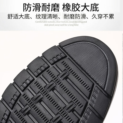 
Classic car summer men's leather shoes hole shoes hollow leather sandals men's summer breathable men's shoes genuine leather non-slip casual dad's shoes LYC9921 black 41