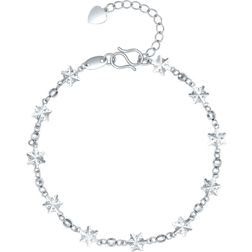 Saturday Fortune PT950 platinum bracelet for women, winter intention, birthday gift B0712784, about 3.58g 16+3cm