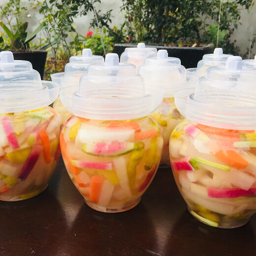 Sichuan Kimchi Muskulatur Wasser 681G Authentische hausgemachte Gewürz von Shan Jiuxiang Laotan Sauerkraut, Radieschen, eingelegter Pfeffer, Bohnen Sichuan -Geschmack, 681g*1 Beutel Jelly Water (3 Jin [Jin gleich 0,5 kg] Container)