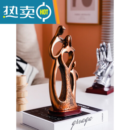 
Family of four ornaments for the 10th anniversary wedding anniversary gift for wife, husband and couple newlyweds decoration 15934 silver + lettering + pregnancy (family