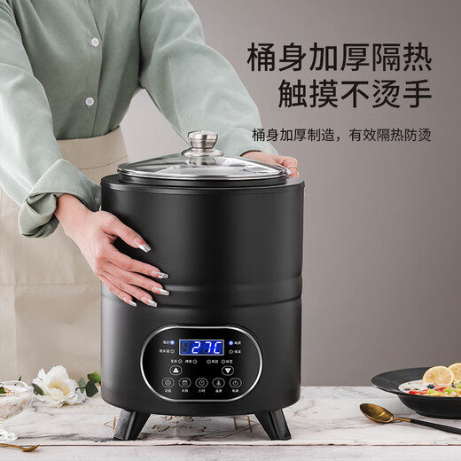 云初晞伟纳斯商用全自动可定时恒温智能大容量发面酸奶米酒发酵机商用电热酸奶机 8L 酸奶发酵机  升级款  黑色