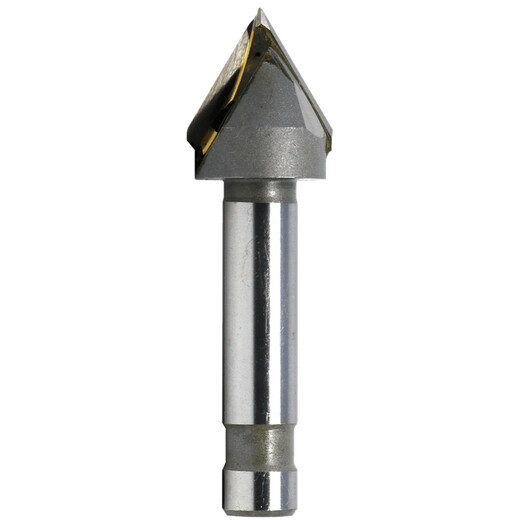 CLCEY alloy chamfer cutter straight handle through center 90 welding counter drilling tape 12356 degree V-slot tungsten steel milling cutter 206012 handle 90 total length