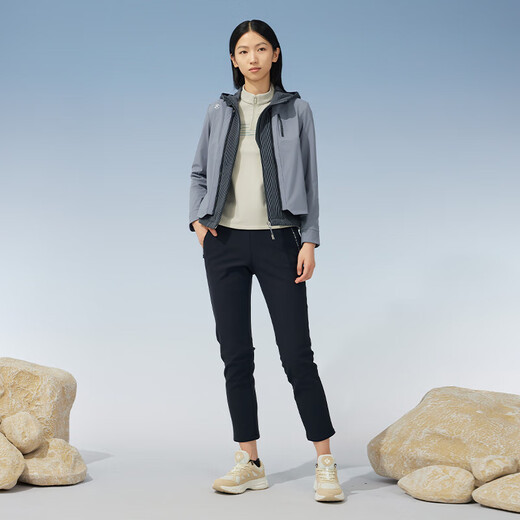 Rapido Li Pido Spring and Autumn Women's Business Outdoor Sports Loisir confortable Trois-en-One Veste CP4839J06 BLUE M 160 / 84A