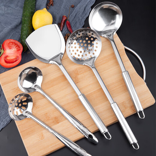 Lihuang Kitchen Knife Set Cutting Board Kitchen Supplies Kitchenware Chopping Board Spatula Kitchen Knife Full Set Chopping Board Combination Knife Holder Collection Nan Bamboo Board Kitchen Knife Hot Pot 7-piece Set